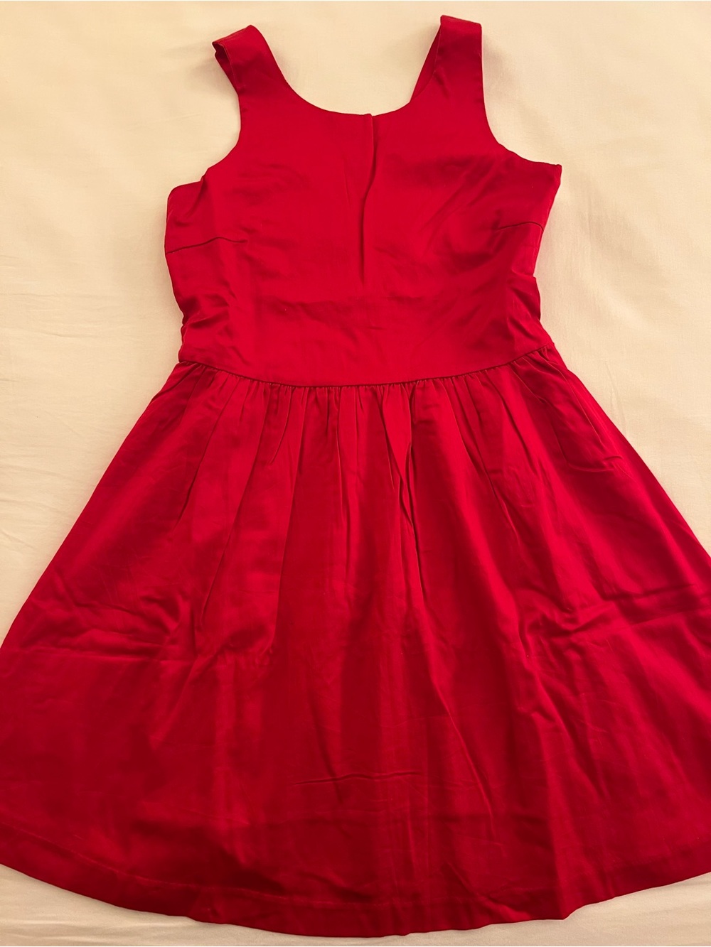 Girls' Red Sleeveless Fit & Flare Party Dress